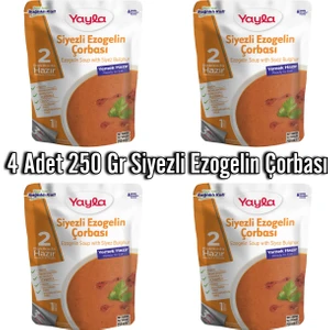 4 Adet 250 gr Siyezli Ezogelin Çorbası Aç Isıt Ye Hazır Yemek