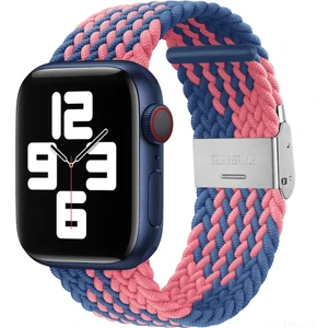 Apple Watch Uyumlu Yeni Ayarlanabilir    Örgülü Esnek Kordon 42MM 44MM 45MM 49 mm Pr Pro 2042