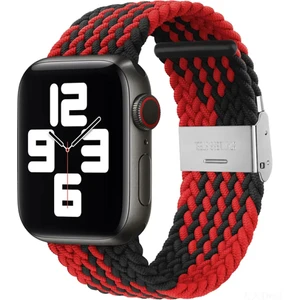 Apple Watch Uyumlu Yeni Ayarlanabilir    Örgülü Esnek Kordon 42MM 44MM 45MM 49 mm Pr Pro 2043