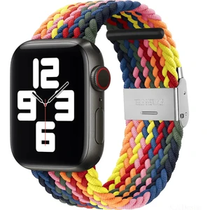 Apple Watch Uyumlu Yeni Ayarlanabilir    Örgülü Esnek Kordon 42MM 44MM 45MM 49 mm Pr Pro 2050