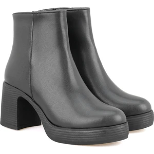 Reggy Siyah Kadın Topuklu Bot