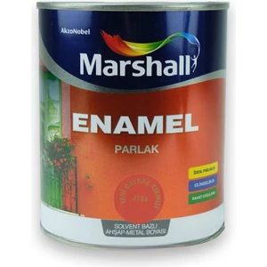 Enamel Parlak Ahşap Metal Boyası Bayrak Kırmızı 2,5 L