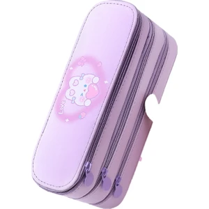 FastDeal Store Büyük Kapasiteli Okula Dönüş Çift Katmanlı Kalem Kutusu, Basit Kız Kalpli Kalem Çantası, Öğrenci Sevimli Kırtasiye Kalem Kutusu, Ödül Hediyesi, Ortaokul ve Ilkokul (Yurt Dışından)