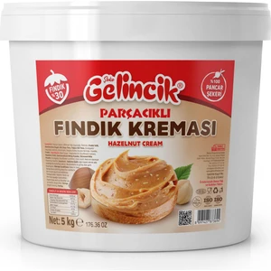 Kahvaltılık Sürülebilir Doğal Katkısız 5kg Özel Üretim Ekstra Parçacıklı Fındık Kreması