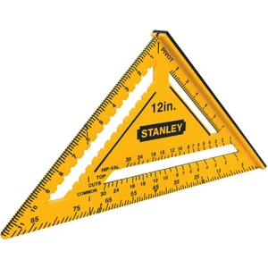 STHT46011 Çift Renkli Abs Plastik Inç Ölçülü Gönye 12" (300 Mm)