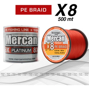 Pe Örgü Platinum 8x Ip   500 M Turuncu  Misina