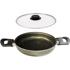 Granit Sahan Cam Kapaklı 22 cm