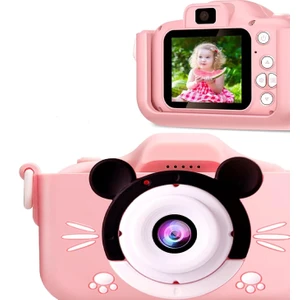 Çocuk Dijital Fotoğraf Makinası 20 Mp Video Kaydedici 2.0 Inç Çift Kameralı