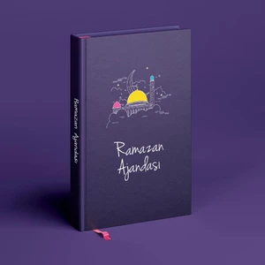 Bi' Dünya Haber Ulyâ Ramazan Ajandası Mor Renk 14.5x21 Ölçülerle Planlama İçin