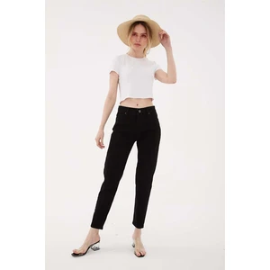 Fashion Friends Kadın Mom Jean Pantolon 23K0792K1 Siyah