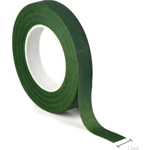 Çiçekçi Bandı Yeşil Renk Yapay Çiçek Latex Köpük Çiçek Sapı Sarma Yeşil Bant 30METRE