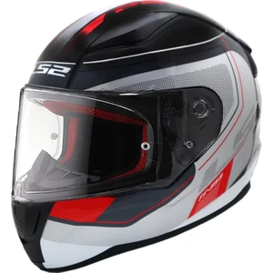 Ls2 Rapıd Slıde Beyaz-Siyah-Kırmızı Kask