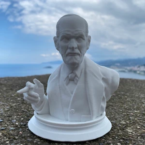 Root Made Sigmund Freud Büstü Dekoratif Obje Nörolog Freud Biblo