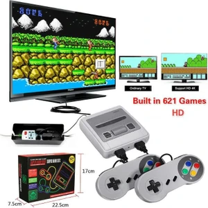 621 Oyunlu Retro Mini Klasik 4K Tv HDMI 8 Bit Video Oyun Konsolu