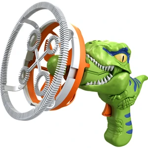 Çocuk Elektrikli Fan Dinozor Kabarcık Makinesi Kabarcık-Içinde-Kabarcık Gözenekli Gatling Kabarcık Tabancası Durak Oyuncak (Yurt Dışından)