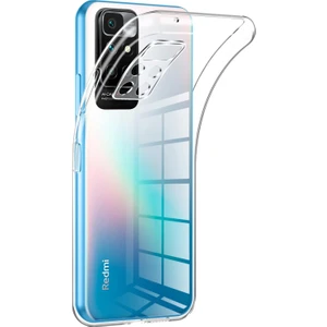 Xiaomi Redmi 10 2022 Kılıf Şeffaf Kamera Korumalı Yumuşak Silikon