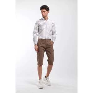 Keep Out Erkek Madrid Kargo Cep Kapri Kahverengi