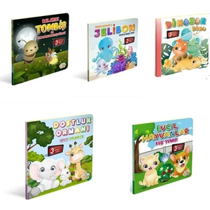 3 Boyutlu Hareketli Kitaplar 5'li Set Pop-Up Kitaplar