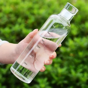 Zaman Ölçekli Cam Matara