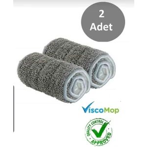 Sprey Mop Yedek Bez 2'li Deerma ve Kiwi  Markalarına Uyumlu Mop Bezi