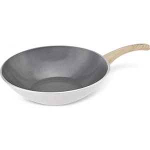 X Refika Birgül Swiss Crystal Wok Tava 28 Cm Creamy