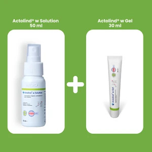 Actolınd W Solutıon 50 ml & Actolınd W Gel 30 ml (Yara Iyileştirme Solüsyonu ve Jeli)
