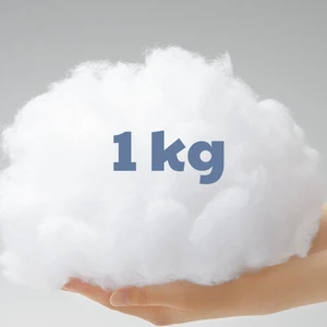 Elyaf Sepeti 1 Kg Silikon Inci Elyaf  Bütün Elyaf Yastık Yorgan Minder Oyuncak Dolgu Malzemesi