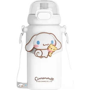 Sanrio Çocuk Sevimli Termos Bardak Kuromi Saman Su Bardağı (Yurt Dışından)