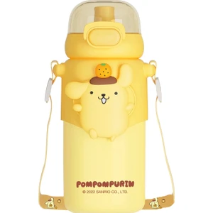 Sanrio Çocuk Sevimli Termos Bardak Kuromi Saman Su Bardağı (Yurt Dışından)