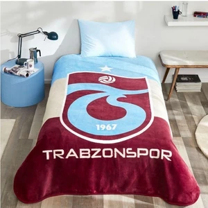 Lisanslı Tek Kişilik Trabzonspor Üç Renk  Battaniye