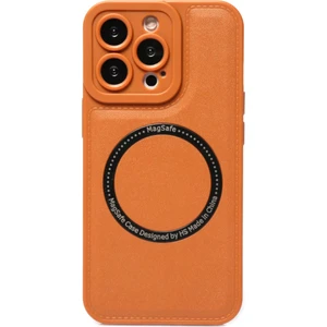 Güneş Avm Iphone 11 Pro Megsafe Deri Telefon Kılıfı Turuncu