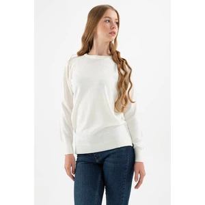 Fashion Friends Bisiklet Yaka Yırtmaç Detaylı Regular Fit Tunik Bayan TUNİK 23K0242K1