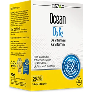 Ocean Vıtamın D3 K2 Damla