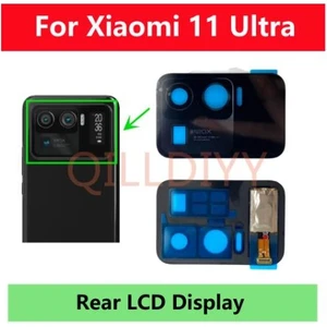 Gmr Xiaomi Mi 11 Ultra Arka Kamera Lensi ve Arka LCD Ekran Panel