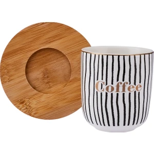 Tinycoffe 2 Parça New Bone Kupa Seti 200 ml Siyah