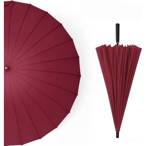 Büyük Çift Erkek ve Kadın Yağmur Fırtınası Özel Iş Düz Şemsiye (Yurt Dışından)