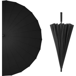 Büyük Çift Erkek ve Kadın Yağmur Fırtınası Özel Iş Düz Şemsiye (Yurt Dışından)