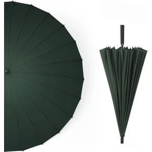 Büyük Çift Erkek ve Kadın Yağmur Fırtınası Özel Iş Düz Şemsiye (Yurt Dışından)