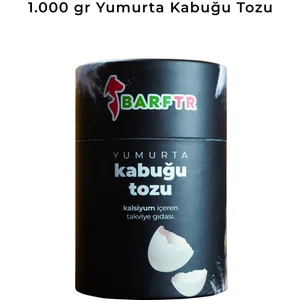 Yumurta Kabuğu Tozu 1000 Gr Kalsiyum İçeren Takviye Edici Gıda