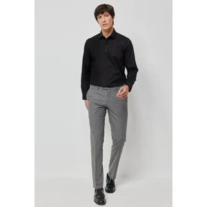 AC&Co / Altınyıldız Classics Erkek Gri Slim Fit Dar Kesim Esnek Klasik Pantolon