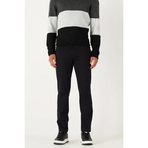 ALTINYILDIZ CLASSICS Erkek Siyah 360 Derece Her Yöne Esneyen Slim Fit Dar Kesim Pamuklu Esnek Rahat Pantolon