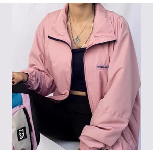 Kadın Erkek Pembe Renkli Bomber Ceket