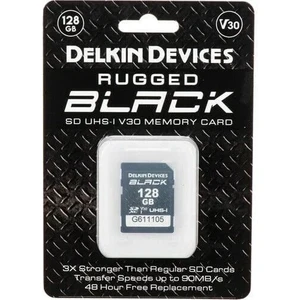 Delkin Devices Delkın Siyah 128GB Uhs-I Sd V30 Hafıza Kartı
