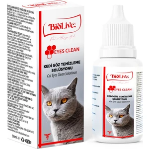 Kediler Için Göz Temizleme Solüsyonu 50ML
