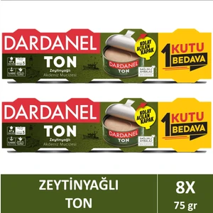 Zeytinyağlı Ton Balığı 4X75 gr X2 Adet
