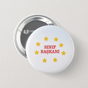 Genç Box Sınıf Başkanı– Çocuk Iğneli Rozet- 2 Adet