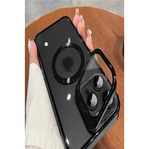 iPhone 15 Pro Max Kılıf Magsafe Şarj Özellikli Kamera Korumalı Pc Luxury Kapak