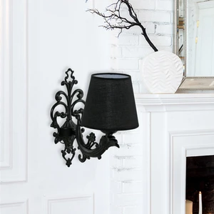 Tekli Siyah Sava Aplik Siyah Şapkalı