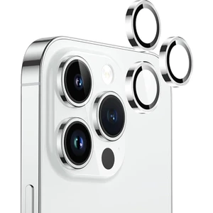 Iphone 15 Pro Max Kamera Lens Koruyucu Safir Cam Gümüş