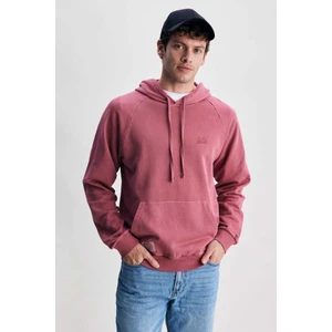 Jude Bordo Kapüşonlu Nakışlı Standard Fit Erkek Sweatshirt